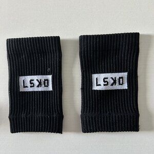 LSKD Wristbands (One Set of 2 bands), black.